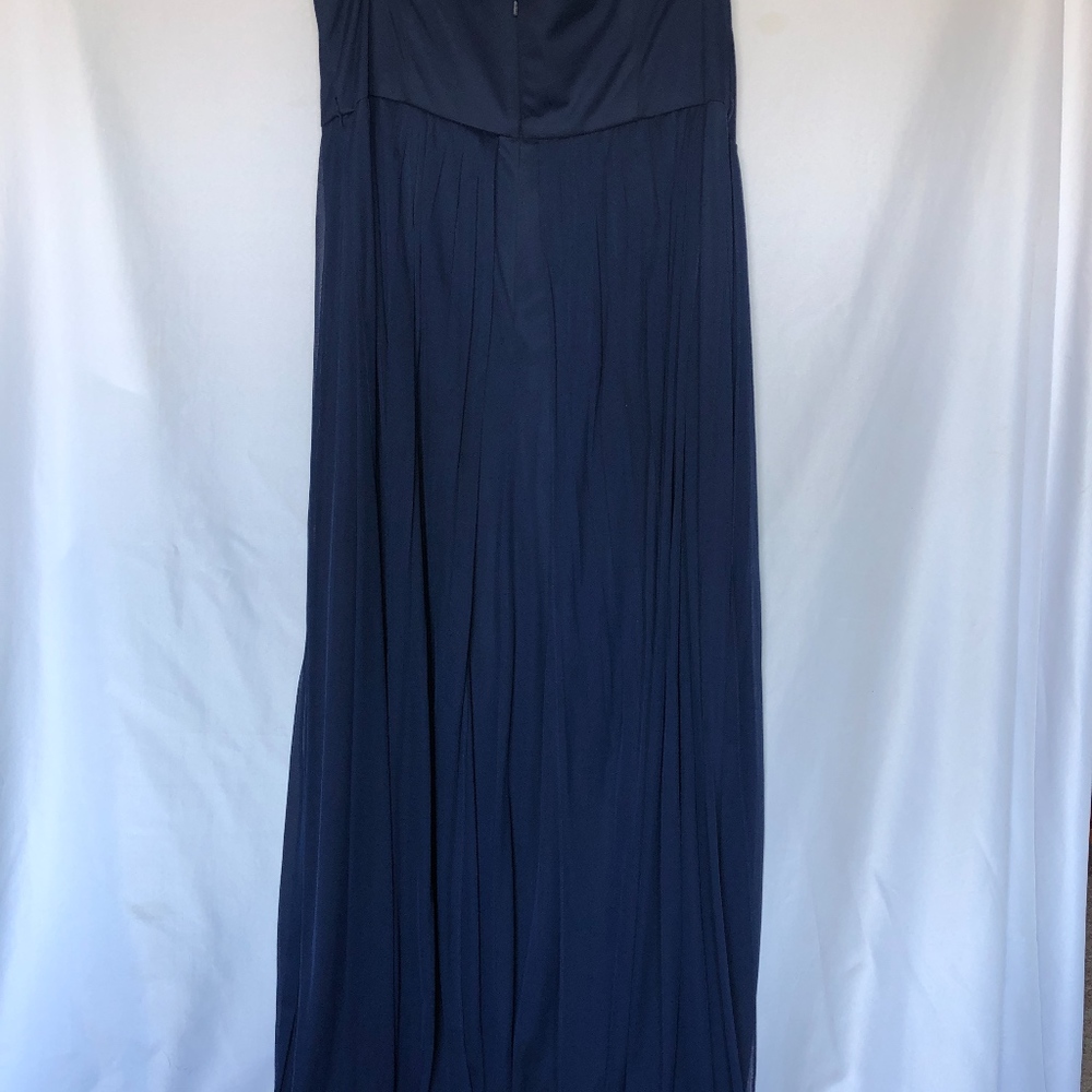 David's Bridal Multi-way Dress in Marine Blue